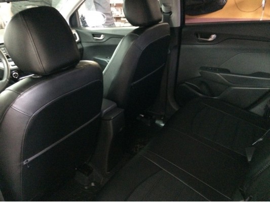 Авточехлы на Hyundai Solaris 2