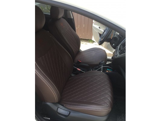 Авточехлы на Hyundai Solaris 2