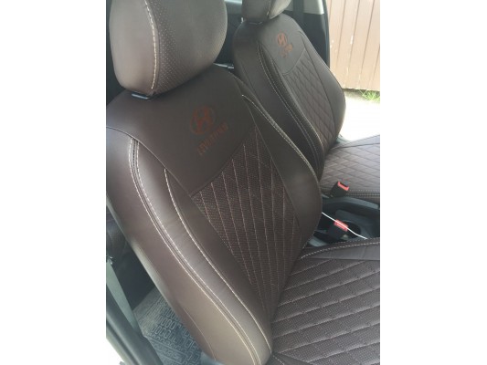 Авточехлы на Hyundai Solaris 2