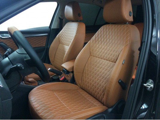 Каркасные авточехлы на Skoda Octavia A7 FL Каркасные авточехлы на Skoda Octavia A7 FL